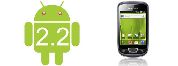 Android, Android 2.2 to Galaxy MINI
