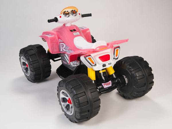 pink ride on quad bike