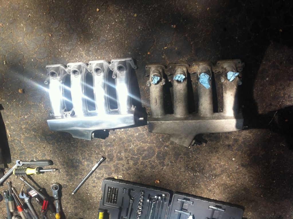Vwvortex Com Polished Aeb Large Port Intake Manifold