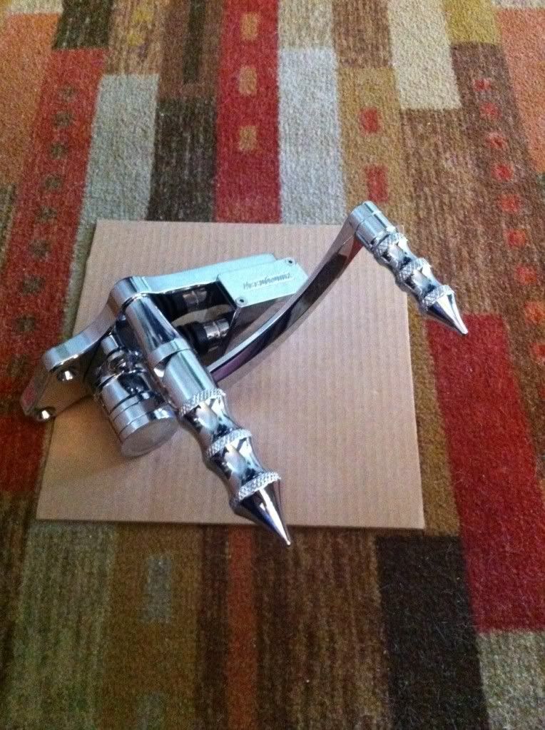 Accutronix Forward Controls w/ matching passenger pegs. Honda Fury