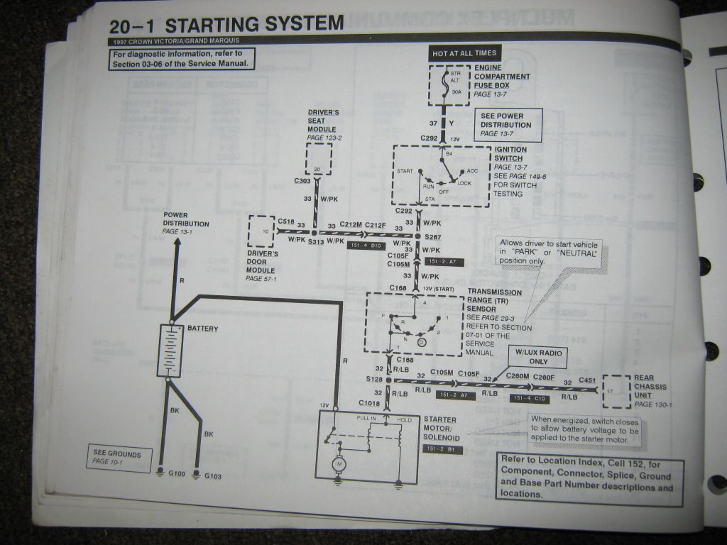 1997 GM Starter/Solenoid 4.6L Based Powertrains