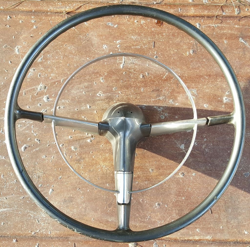 Steering Wheel Horn Ring And Cap Chevy Tri Five Forum