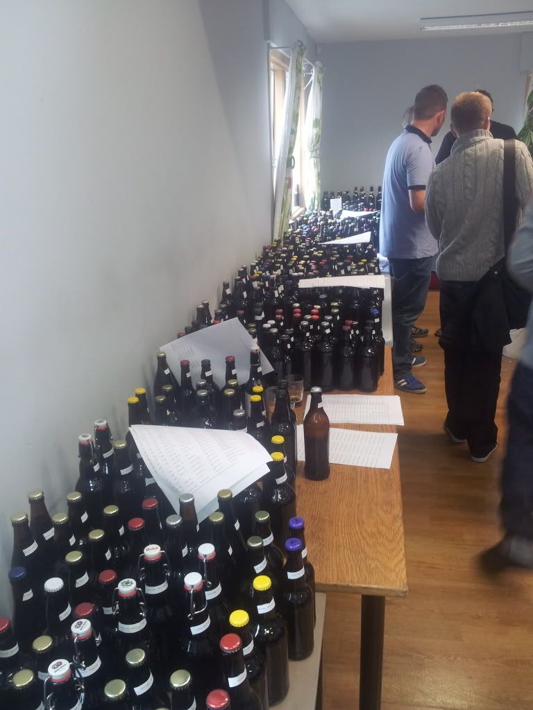 Beers ready for judging