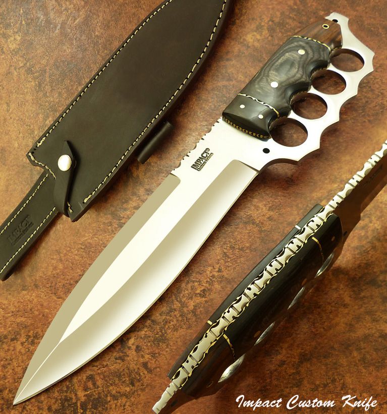 IMPACT CUTLERY RARE CUSTOM FIGHTER SURVIVAL COMBAT CAMP BOWIE KNIFE