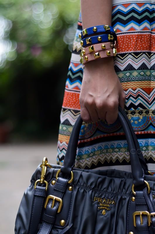 colored-leather-studded-bracelet