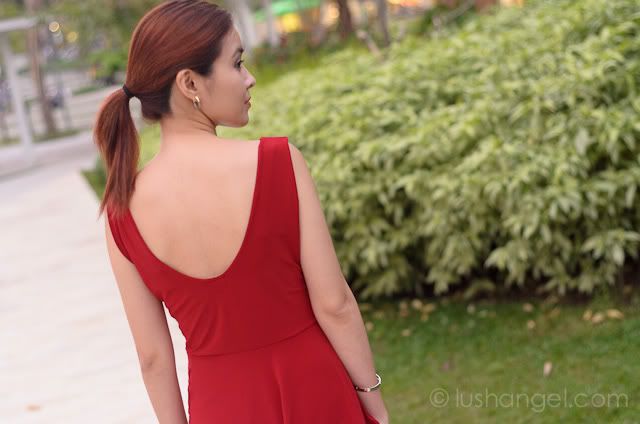 red-peplum-dress