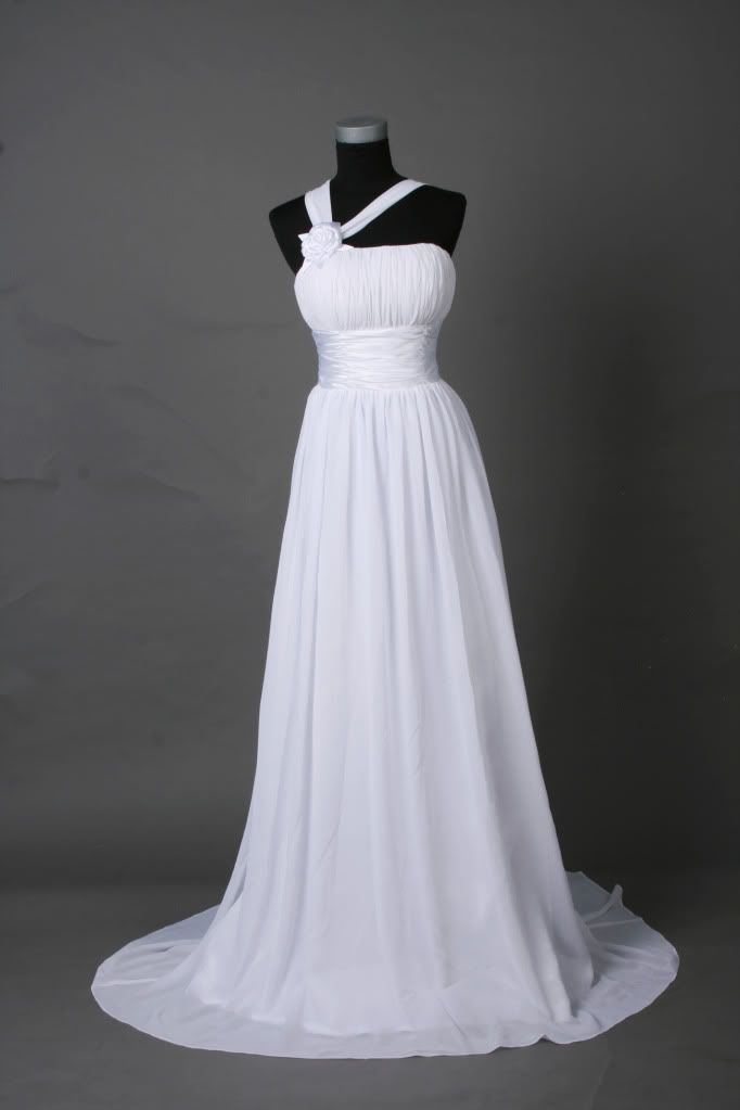 New Designer Whiteivory Chiffon Beach Wedding Dress Bridal Gown Stock Size6 16 Ebay 0768