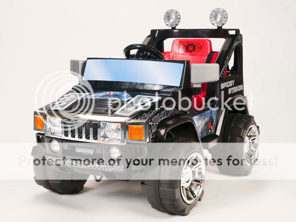 12V RC Battery Power Kids Ride on Hummer Jeep Car w Big Wheels R C Remote