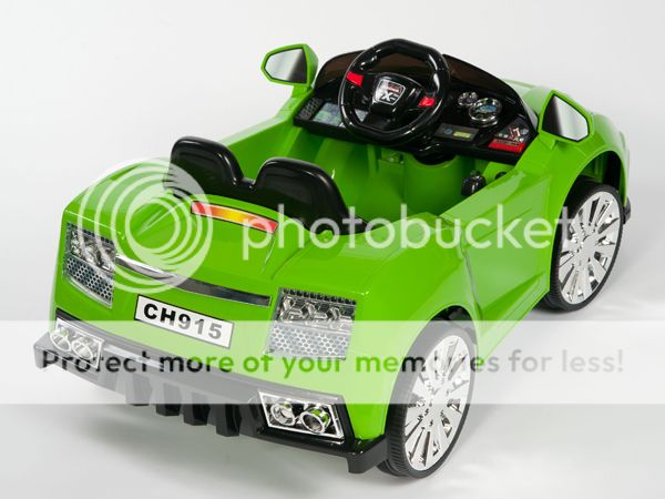 Racer x Green 12V Kids Ride on Car Electric Powered Wheels  Remote Control