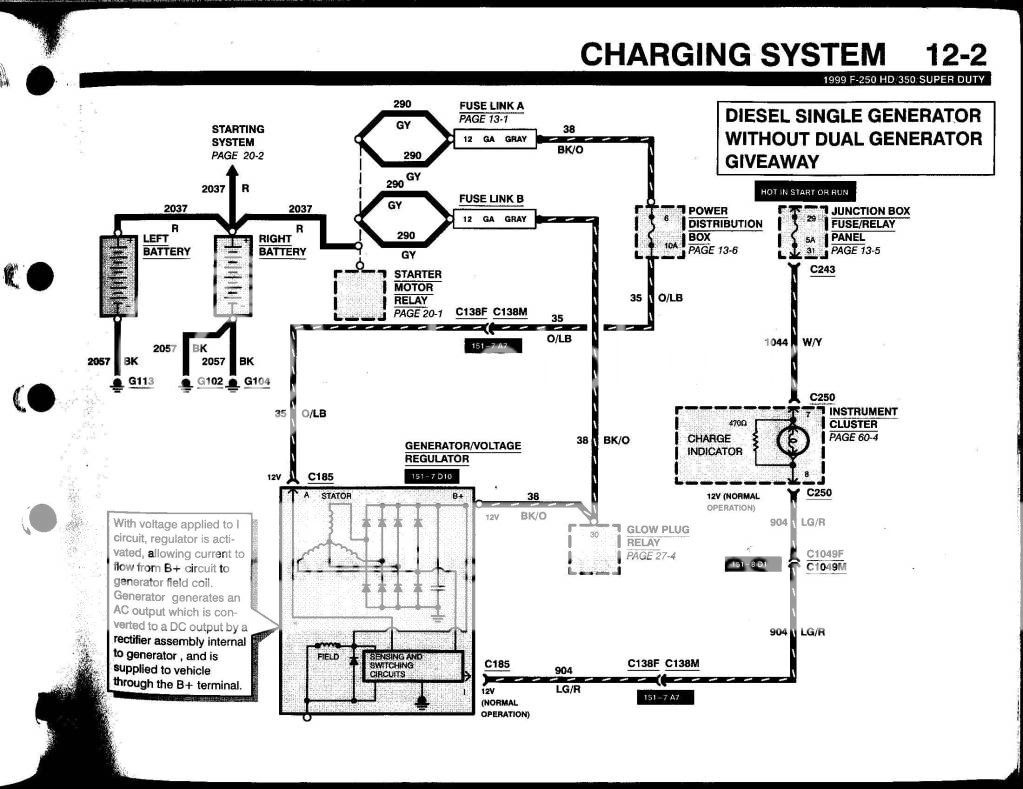 2003 Ford expedition check charging system light #3