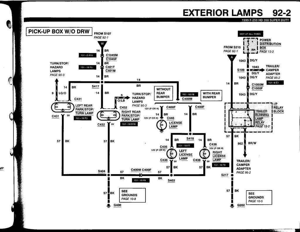 Wire diagram for rear harness? - Ford Truck Enthusiasts Forums