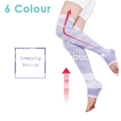 Colour Overnight Slimming Stockings Socks Leggings Support Tights 