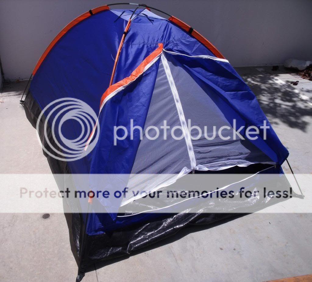 Outdoor Blue Camping Tent 2 Man Ultralight w Bag
