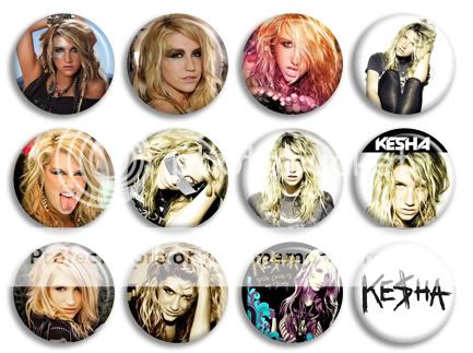 Kesha Ke$Ha Blow Music Band Buttons Pins Badges CD New Collection