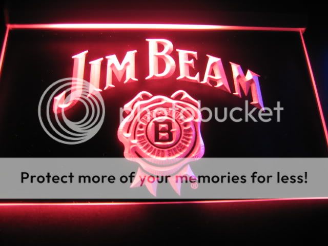 W4801 Jim Beam Bar Pub Club LED Light Sign  