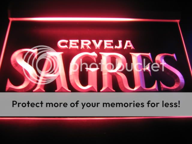 W5201 Cerveja Sagres Beer Bar LED Light Sign  