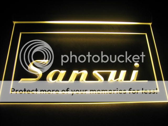 B0301 G Sansui Home Theater Audio System Neon Light Sign