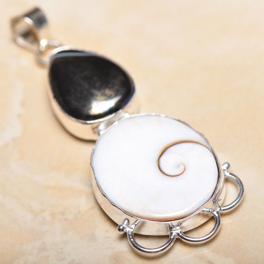 Colgante Ojo De SHIVA Natural Plata 1ª Ley .925 Nuevo