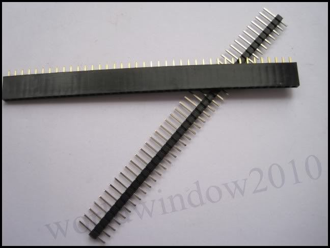 10X Single row straight male female pin header 40Pins  