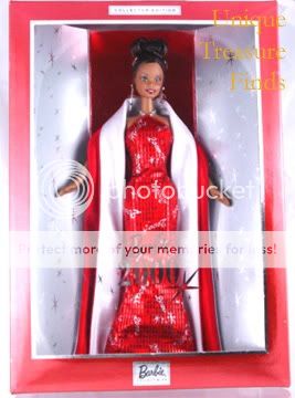 2000 Black Barbie Doll in Red/White   Special Edition  