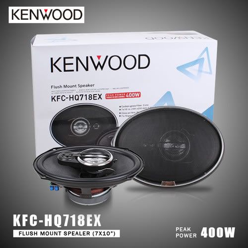 Brand New Kenwood KFC HQ718EX 7"x10" 3 Way Car Speakers