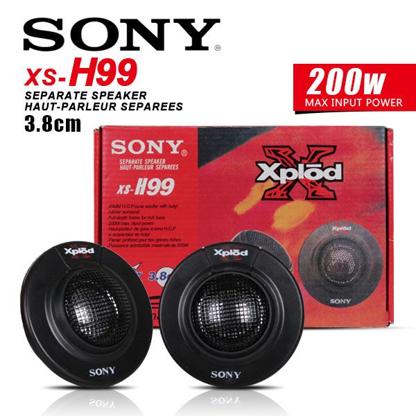 BRAND NEW IN BOX SONY XSH99 XPLOD 3.8CM CAR TWEETERS 200 WATTS eBay